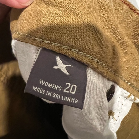 Eddie Bauer, Curvy Boot Cut Brown Corduroy Pants 20W - Picture 6 of 6